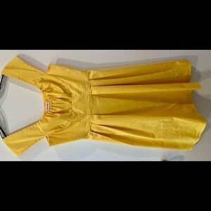 Calvin Klein Yellow Dress Size 6. Worn On TV Series For An Episode.